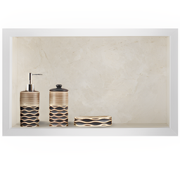 Nicho Porcelanato Bege para Banheiro 60x32cm - 1