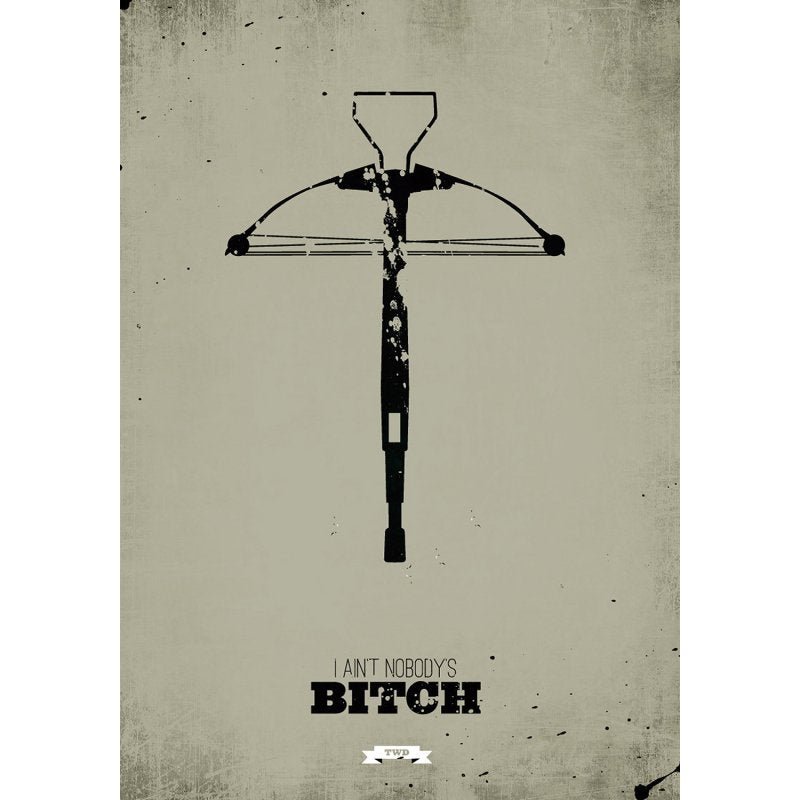 Quadro The Walking Dead Daryl Crossbow Para Quarto 60x40 - 2