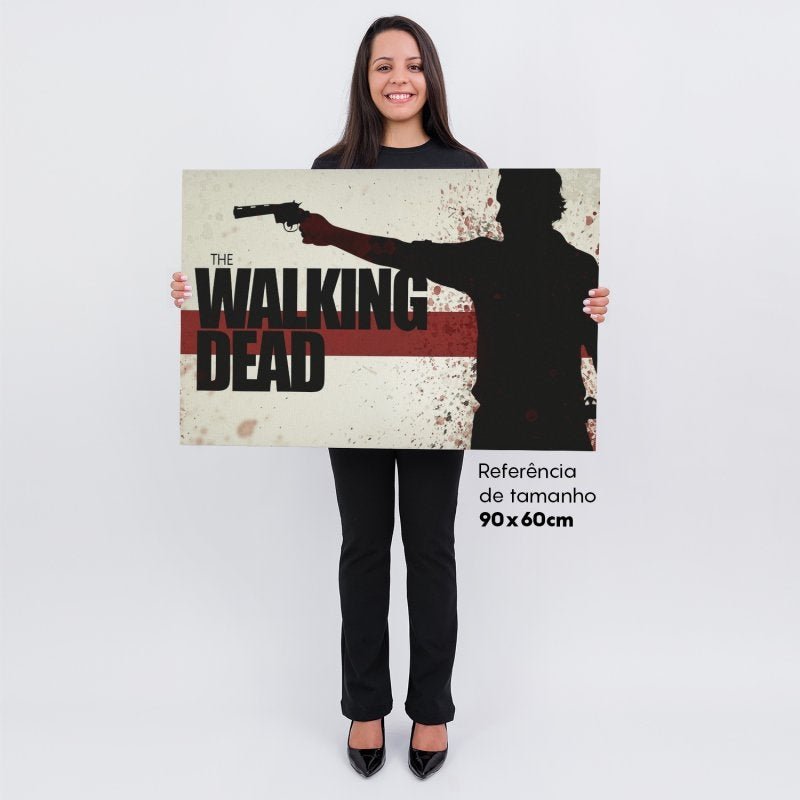 Quadro The Walking Dead Grande Rick Grimes Decorativo 90x60 - 3