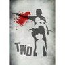 Quadro The Walking Dead Personagens Estilizado Quarto 60x40 - 2