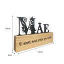 Ver imagem 5 de Kit Plaquinha Mãe Afetiva e Cubo com Buque. Decoração Di Das Mães. Presente Dia Das Mães