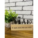 Ver imagem 3 de Kit Plaquinha Mãe Afetiva e Cubo com Buque. Decoração Di Das Mães. Presente Dia Das Mães