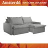 Sofá Cama Amsterdã Caixa Zero 200m Retrátil e Reclinável com Almofadas Soltas - Movenzo Estofados - 9