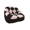 Ver imagem 1 de Poltrona Paloma Escritório Sala Pé Plástico Suede Marrom e Suede Rosa Bebê - Dominic Decor