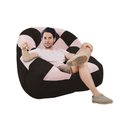 Ver imagem 2 de Poltrona Paloma Escritório Sala Pé Plástico Suede Marrom e Suede Rosa Bebê - Dominic Decor