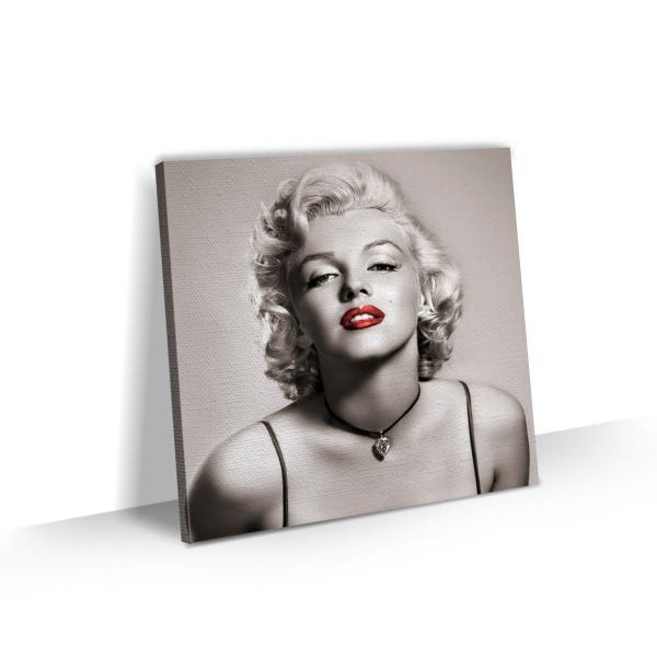 Quadro Marilyn Monroe Diva Pop Para Sala Quarto Tela 50x50 - 1
