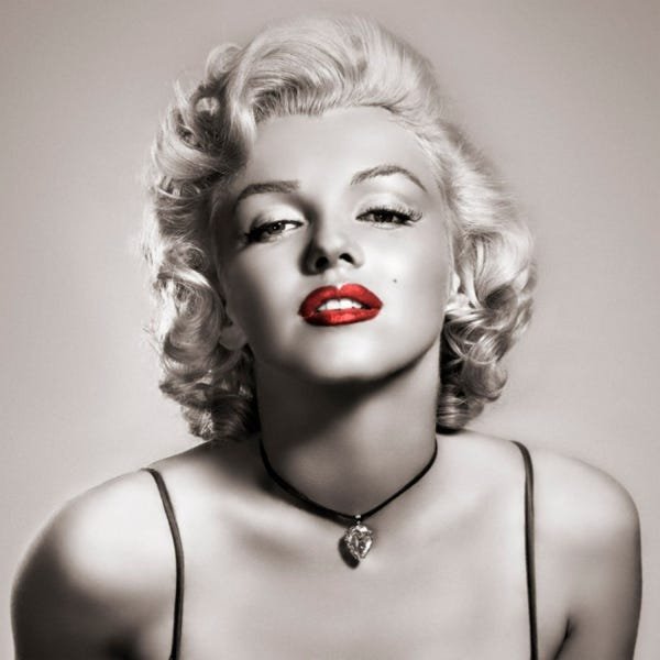 Quadro Marilyn Monroe Diva Pop Para Sala Quarto Tela 50x50 - 2