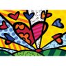 Quadro Romero Britto Releitura A New Day Tecido Canvas 60x40 - 2