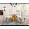 Conjunto de Mesa Ibiza 0.90x0.90 C/4 Cadeiras Apollo Art - 2