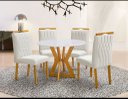 Ver imagem 2 de Conjunto de Mesa Ibiza 0.90x0.90 C/4 Cadeiras Apollo Art