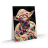 Quadro Star Wars Grande Mestre Yoda Colorido Tela 90x60 - 1