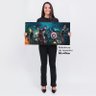 Quadro Super Heróis Os Vingadores Tela Tecido Canvas 80x40 - 3