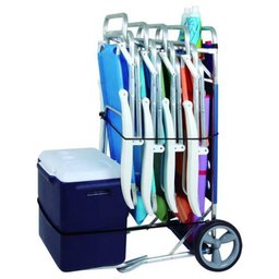 Carrinho De Praia Com Rede E Saca Areia Mor - 2