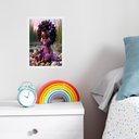 Ver imagem 1 de Quadro Infantil Orixá Baby Nanã 33x24cm - com Vidro:moldura Branca
