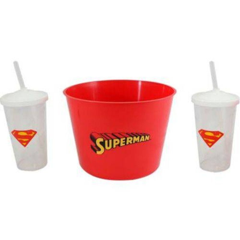 Kit Almofada Pipoca Fibra Superman - 2