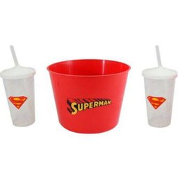 Kit Almofada Pipoca Fibra Superman - 2