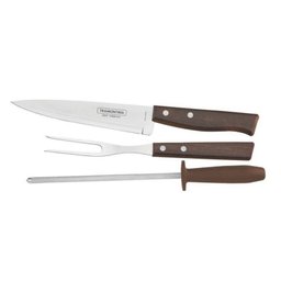Jogo para Churrasco Inox 3 Peças Tradicional Tramontina - 3