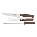 Ver imagem 2 de Jogo para Churrasco Inox 3 Peças Tradicional Tramontina