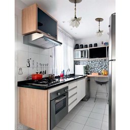 Luminária de Flor Pendente Simples para Varanda em Ferro Artesanal Rustico - Verniz - 4