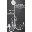 Ver imagem 2 de Lustre Provençal com Cristal Candelabro Artesanal Rustico de Ferro