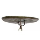 Ver imagem 6 de Lustre Artesanal para Varanda Rustico de Ferro com Flores 03 Bocas - Laranja