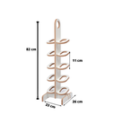 Ver imagem 3 de Sapateira Vertical para Hall de Entrada P/ até 5 Pares:branco