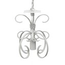 Ver imagem 3 de Luminária de Teto para Quarto de Casal Rústico Artesanal de Ferro - Branco