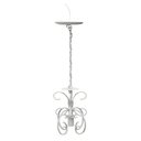 Ver imagem 1 de Luminária de Teto para Quarto de Casal Rústico Artesanal de Ferro - Branco