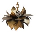 Ver imagem 3 de Lustre Rustico Quarto Pequeno em Ferro Artesanal Lindo 01 Bocal - Verniz