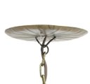 Ver imagem 5 de Lustre Rustico Quarto Pequeno em Ferro Artesanal Lindo 01 Bocal - Branco