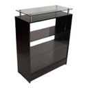 Ver imagem 4 de Balcão Caixa + Expositor Vidro 100% Mdf Preto Desmontado - Suprema Móveis