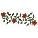 Ver imagem 1 de Arranjo de Ferro Artesanal para Parede Decoração de Sala e Muro - Laranja