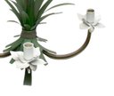 Ver imagem 6 de Lustre Artesanal para Quarto de Casal com Flores Rustico de Ferro - Branco
