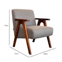 Ver imagem 3 de Poltrona América em Madeira Eucalipto Movellu Home