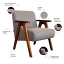 Ver imagem 4 de Poltrona América em Madeira Eucalipto Movellu Home