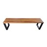 Banco Madeira e Ferro Estilo Industrial 1,10 mts - 5