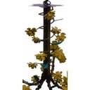 Ver imagem 5 de Lustre para Sala de Jantar Flores de Ferro Artesanal Rustico - Amarelo