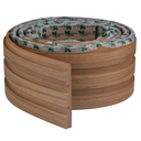 Ver imagem 1 de Painel Ripado Laminado 10cm Eva Autocolante Madeto Nogueira Natural 10 Mt