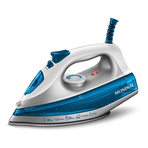 Ferro a Vapor Base Cerâmica 220v FVN-01-BL - Mondial