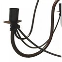Ver imagem 6 de Lustre para Sala de Estar Artesanal de Ferro Rustico 3 Bocais Cecília - Verniz