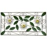 Moldura Arabesco de Ferro para Parede Classica com Flores Artesanais - Branco - 1