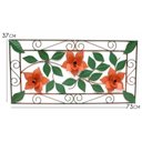 Ver imagem 2 de Moldura para Sala de Estar Moderna de Ferro Artesanal Rustica para Parede - Laranja