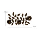 Ver imagem 2 de Arranjo Flores Coloridas Rusticas Decoração de Parede Quarto - Verniz