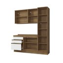 Ver imagem 5 de Armário de Cozinha Compacta 100% Mdf 190cm Nogueira/branco Celeste Kappesberg