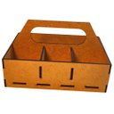 Ver imagem 4 de Porta Guardanapo e Sachê em MDF - Kit 10 Unidades