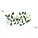 Ver imagem 2 de Arranjo de Flores Artificial em Ferro para Sala Decoração - Branco