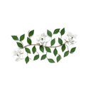 Ver imagem 1 de Arranjo de Flores Artificial em Ferro para Sala Decoração - Branco