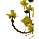 Ver imagem 5 de Luminária para Sala de Jantar em Ferro Rústica Artesanato Mineiro Fabricante - Amarelo