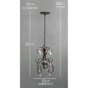 Ver imagem 2 de Lindo Pendente Decorativo Artesanal de Teto para Cozinha Area Gourmet - Verniz