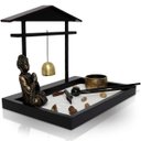 Ver imagem 2 de Enfeite Decorativo Ornamental Buda Jardim Zen Incensário Porta Incenso